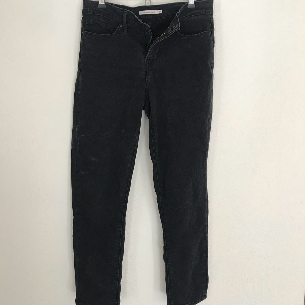 Levi 311 Black Skinny Jeans